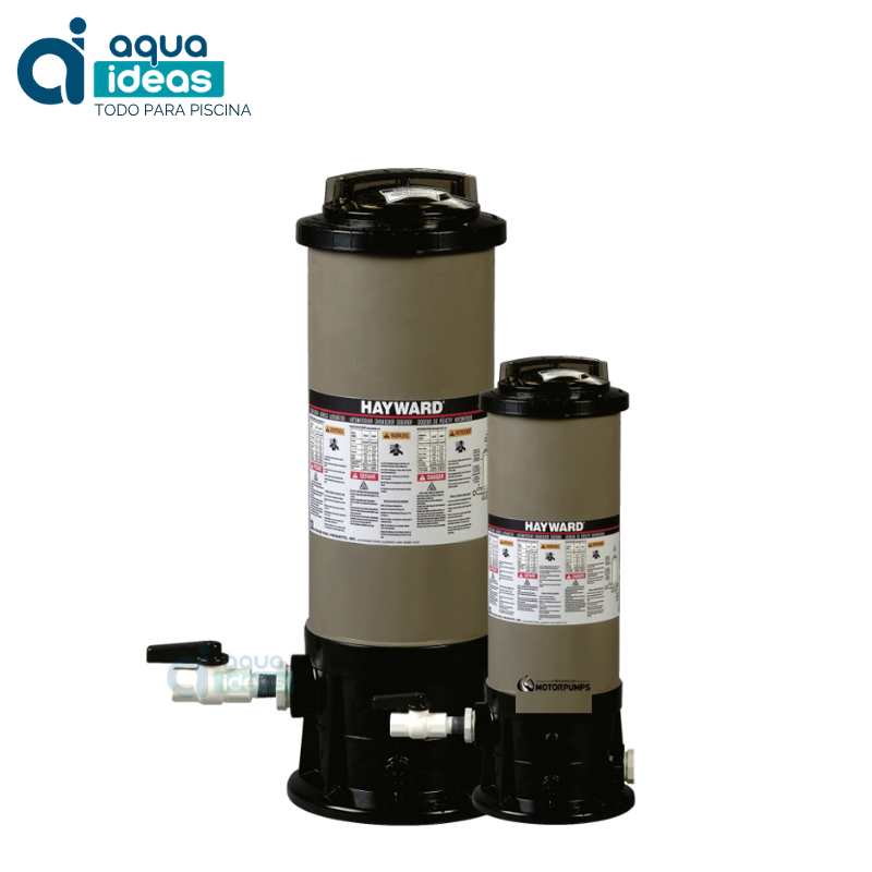 CLORINADOR-EN-LINEA-GRANDE-HAYWARD-14kgs-TABS C500EXP | AQUAIDEAS