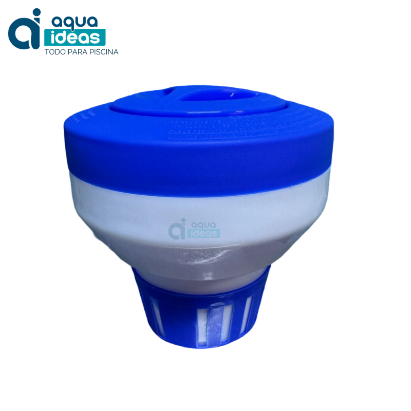 CLORINADOR-FLOTANTE-MODELO-OVNI-1KG-PASTILLA-CF003-ML030 | AQUAIDEAS