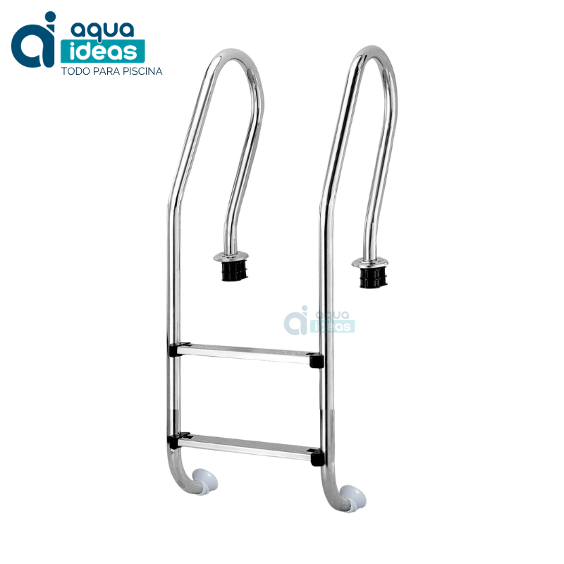ESCALERA-DE-ACERO-INOXIDABLE-304-PARA-PISCINA-2 PASOS-ESF02-ML140 | AQUAIDEAS